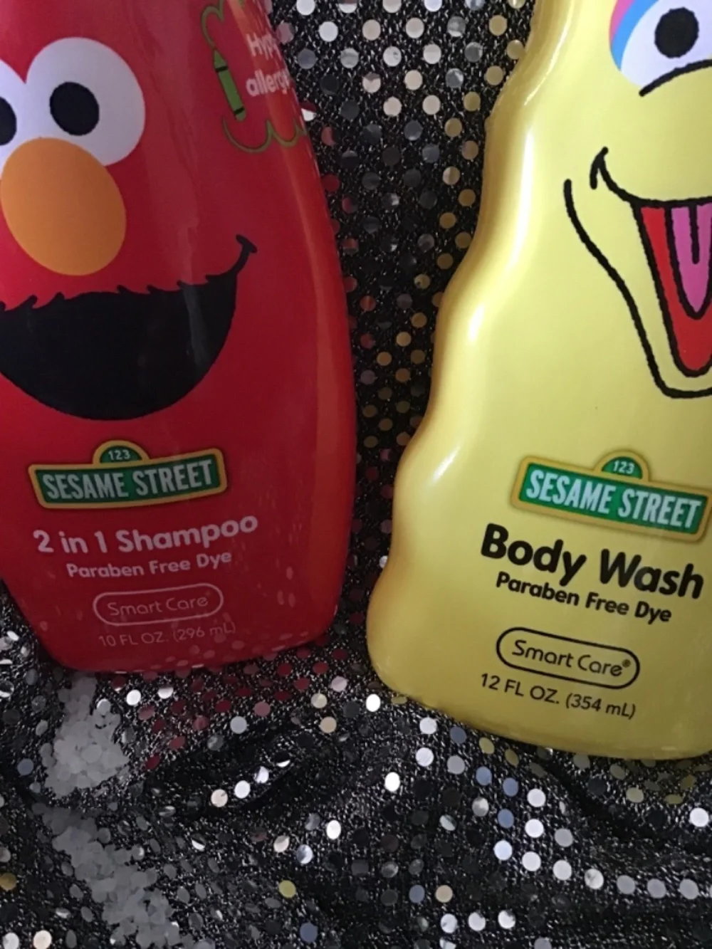 Lot of 2 Sesame st Body wash and 2 in 1 Shampoo New! 10 and 12 oz set New!